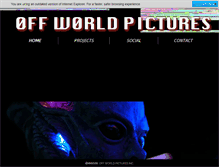 Tablet Screenshot of offworldpictures.com